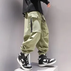 Aidase Korean Cargo Pants Men Japanese Streetwear Oversize Sweatpants Harajuku Casual Joggers Kpop Trendy Trousers Hip Hop