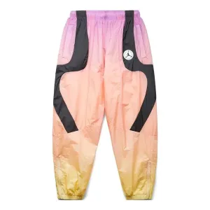 Air Jordan x DJ Khaled Logo 'Violet Star Bicycle Yellow Black' Sweatpants, Purple