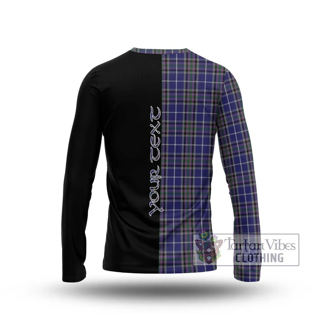 Alexander of Menstry Tartan Long Sleeve T-Shirt with Family Crest and Half Of Me Style