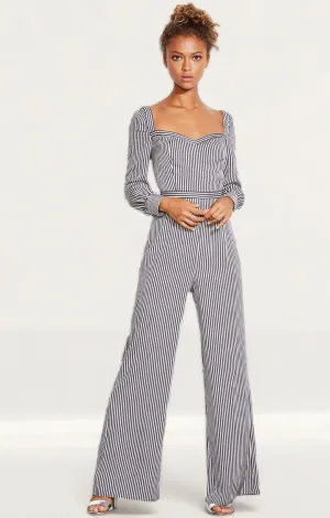 Ali & Jay Retro Striped Jumpsuit