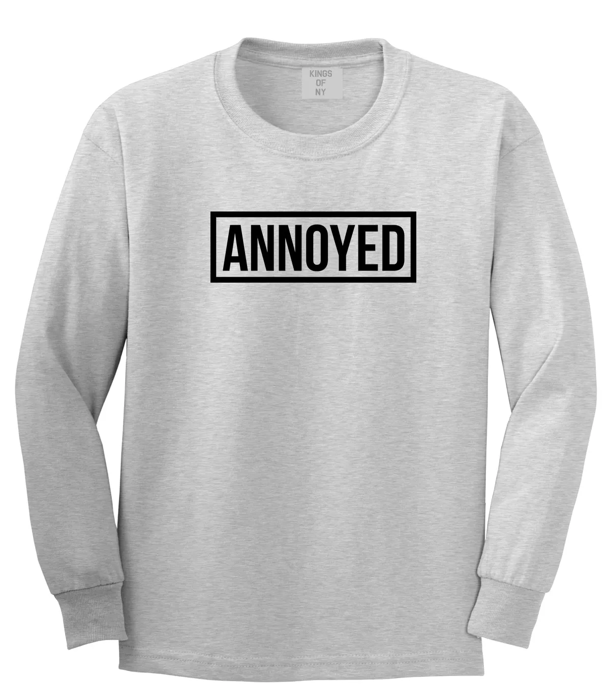 Annoyed Mens Long Sleeve T-Shirt