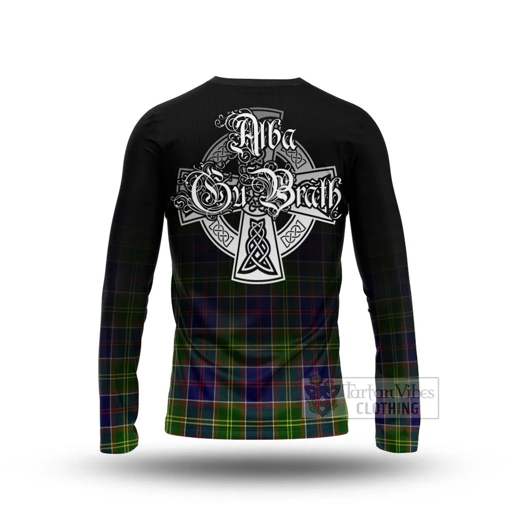 Arnott Tartan Long Sleeve T-Shirt Featuring Alba Gu Brath Family Crest Celtic Inspired