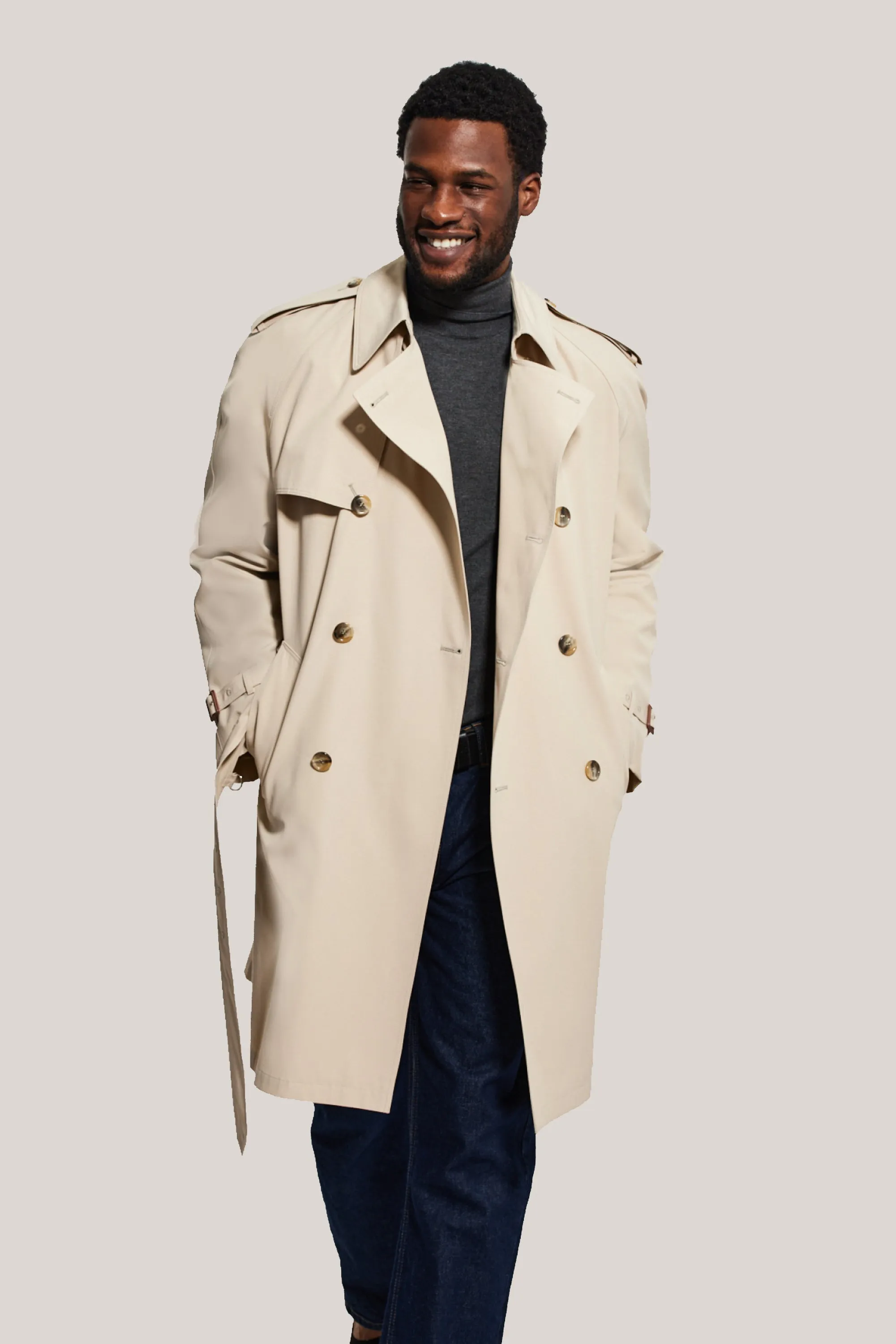 AUSTIN Full Length Trench Coat