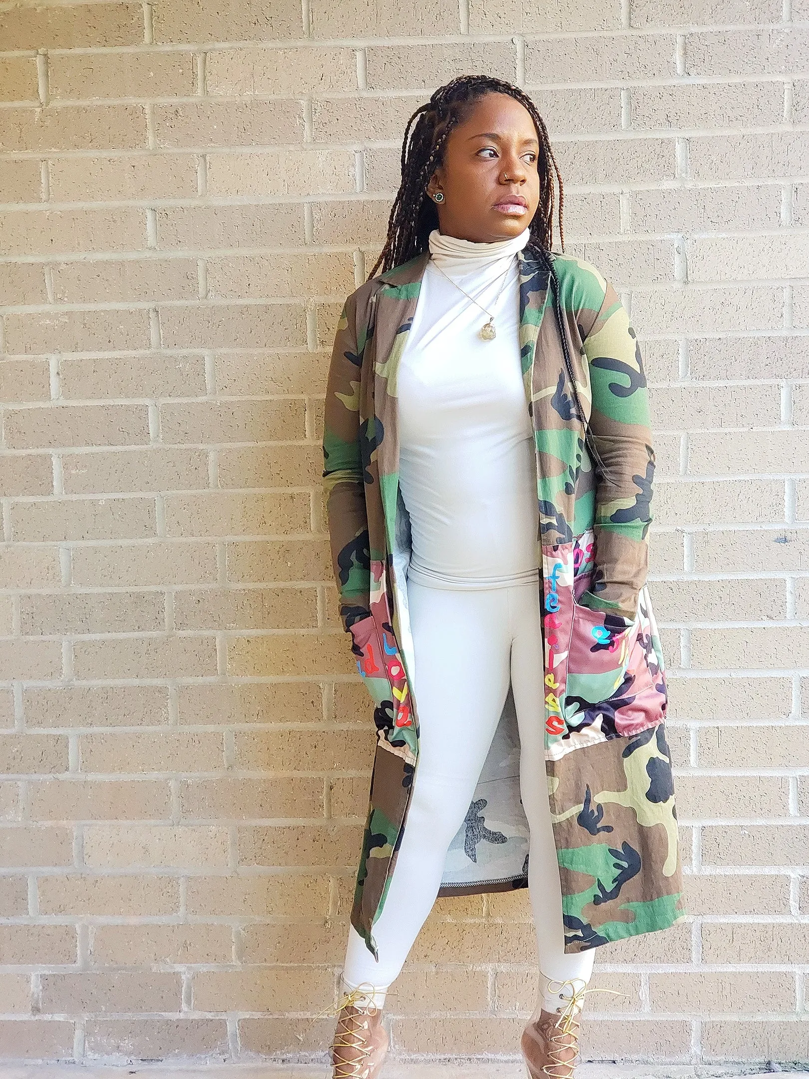 BANDS VS BOYS - Camo Trench Coat