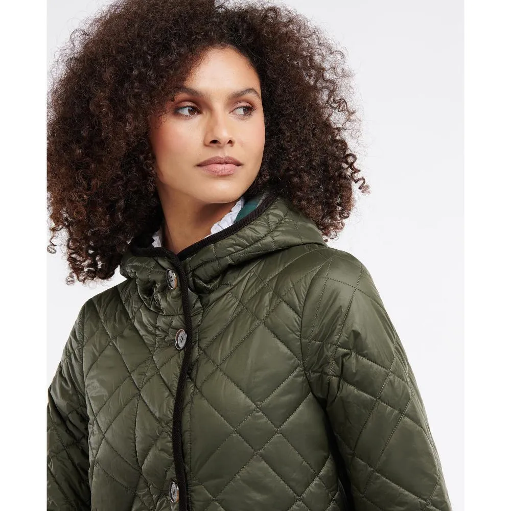 Barbour Grimsthorpe Ladies Quilted Coat - Sage/Ancient