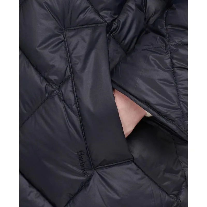 Barbour Sandyford Ladies Quilted Coat - Dark Navy/Dress