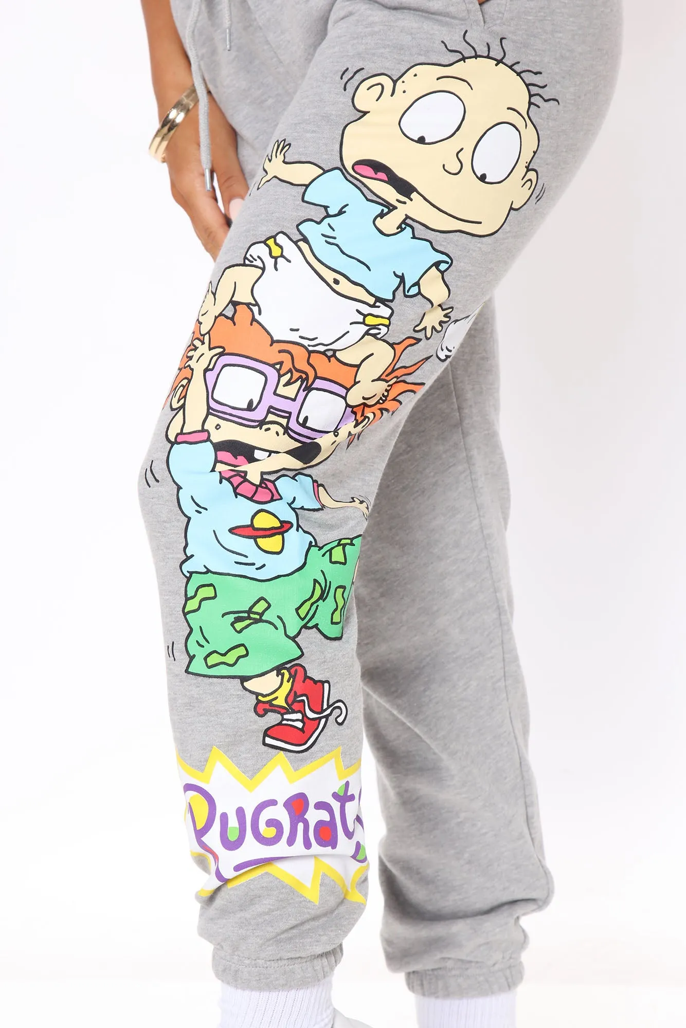 Best Buds Rugrats Sweatpants - Heather Grey