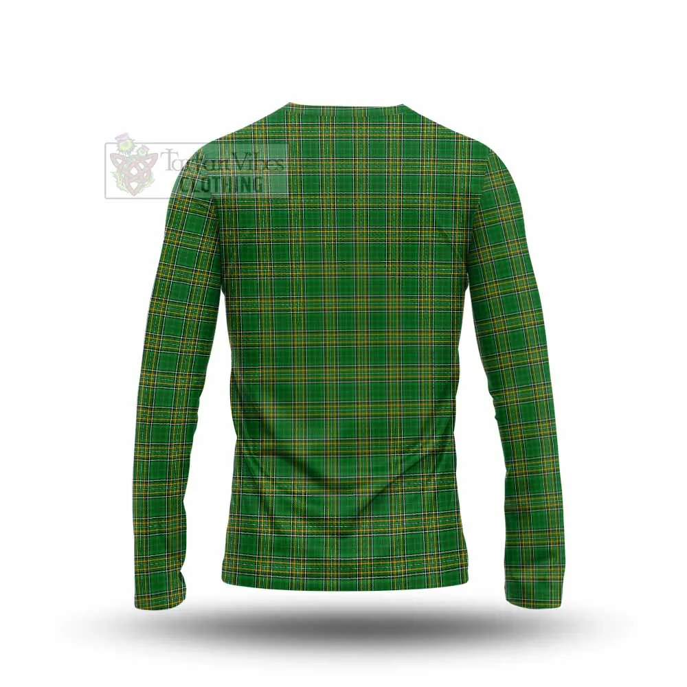 Boyd of Danson Irish Clan Tartan Long Sleeve T-Shirt with Coat of Arms