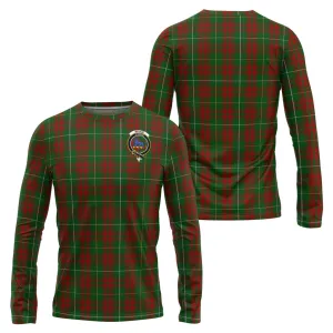 Bruce Hunting Tartan Long Sleeve T-Shirt with Family Crest