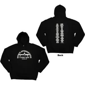 Bruce Springsteen Unisex Pullover Hoodie: Tour 23 Leaning Car