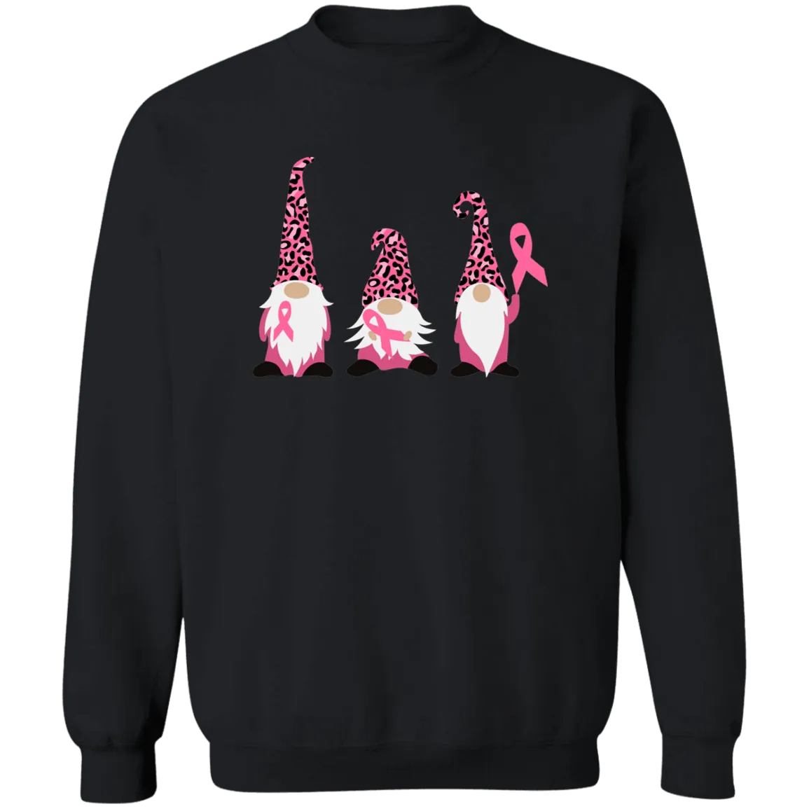 Cancer Gnomes Unisex Crewneck Pullover Sweatshirt