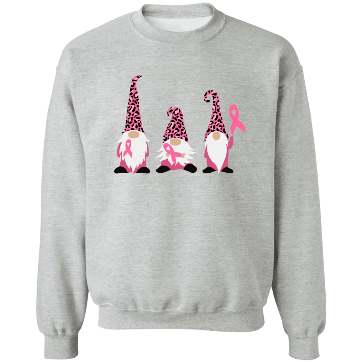 Cancer Gnomes Unisex Crewneck Pullover Sweatshirt