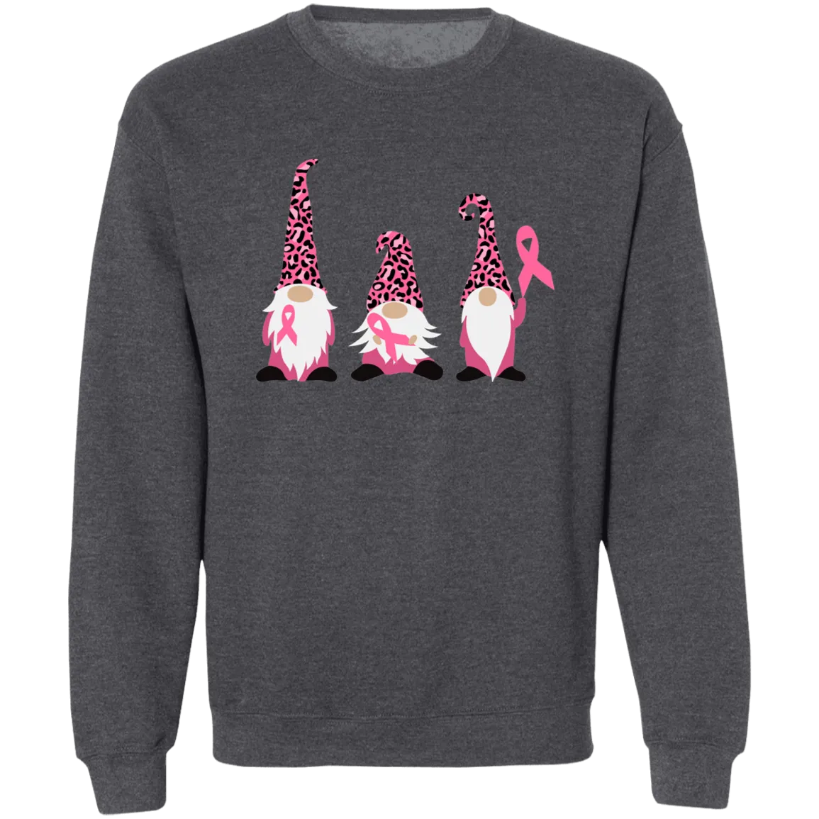 Cancer Gnomes Unisex Crewneck Pullover Sweatshirt