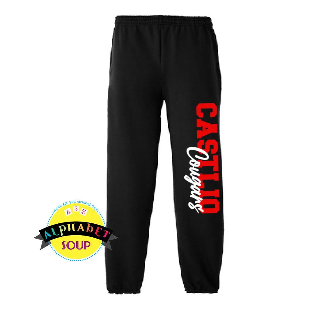 Castlio Elementary Elastic Bottom Cuff Sweatpants