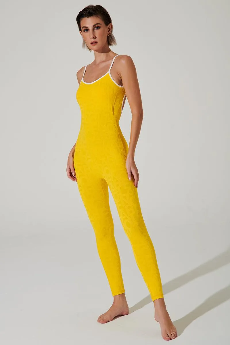 Classic Coeur Del Jumpsuit 3D - Gamboge