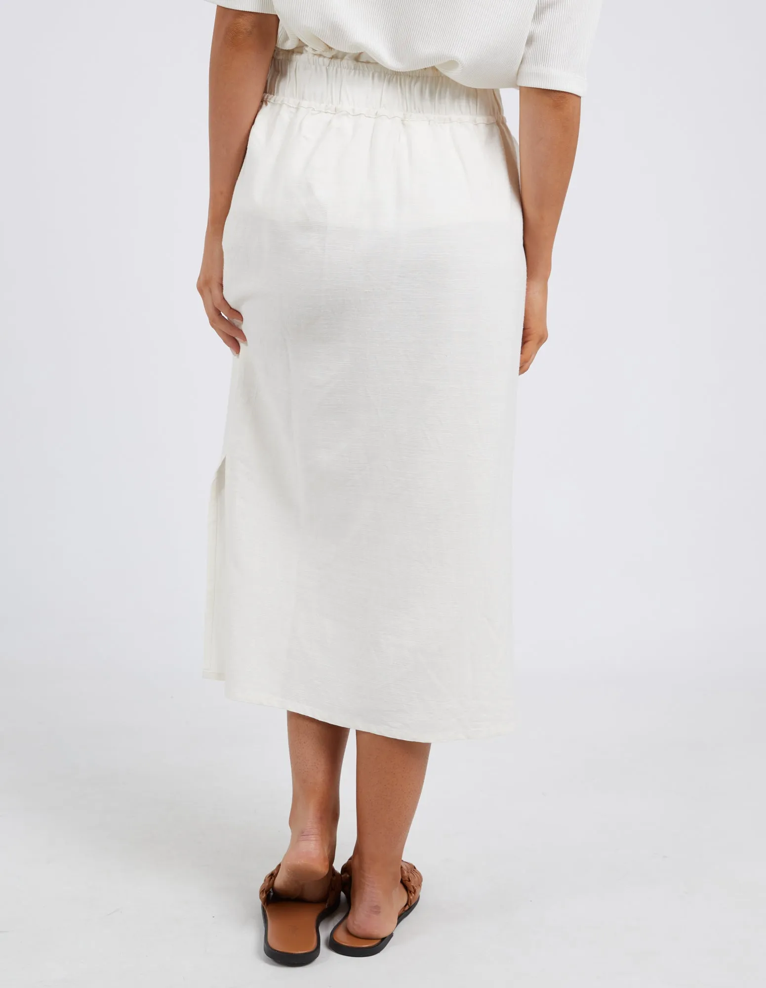 Clem Midi Skirt Toasted Coconut