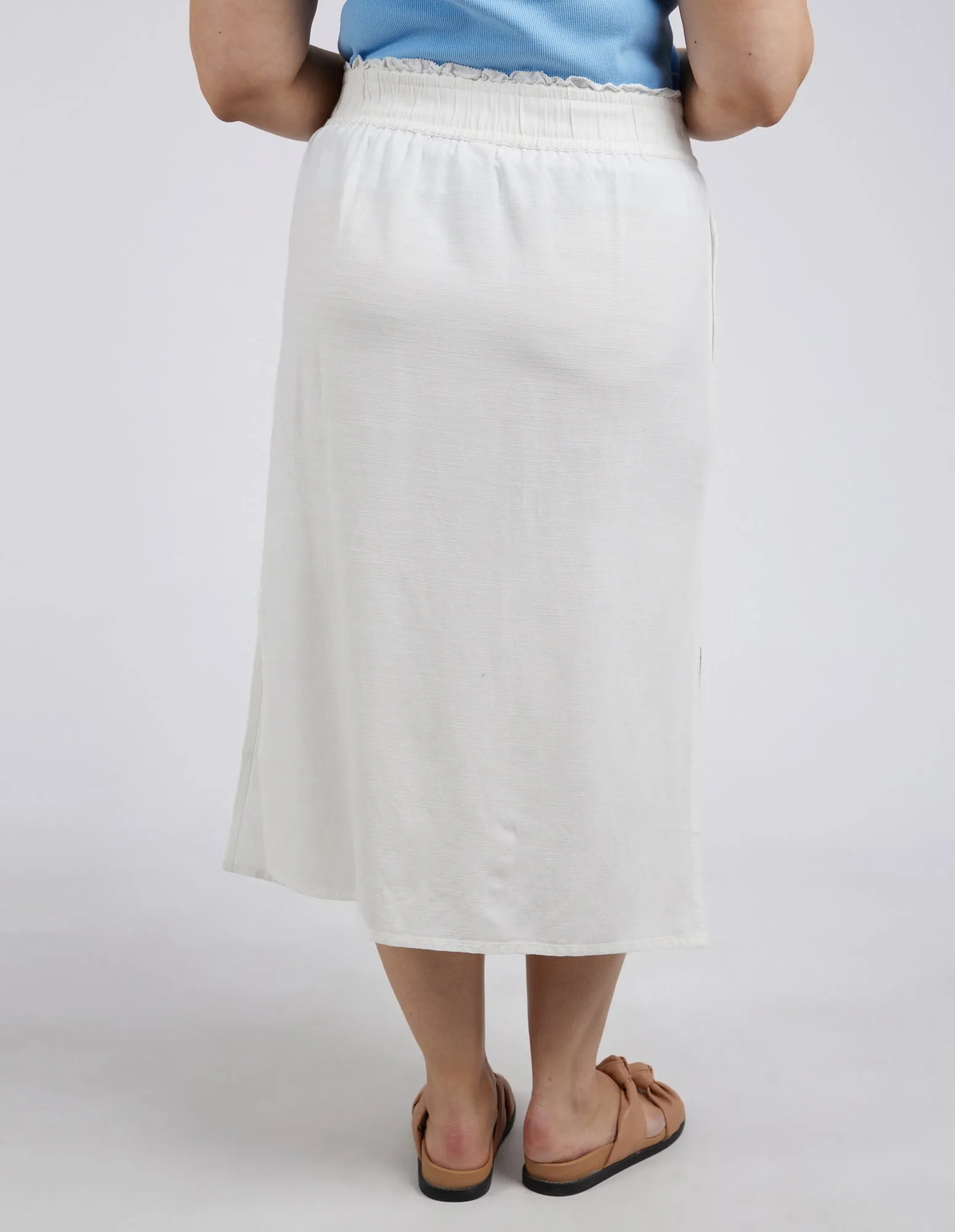 Clem Midi Skirt Toasted Coconut