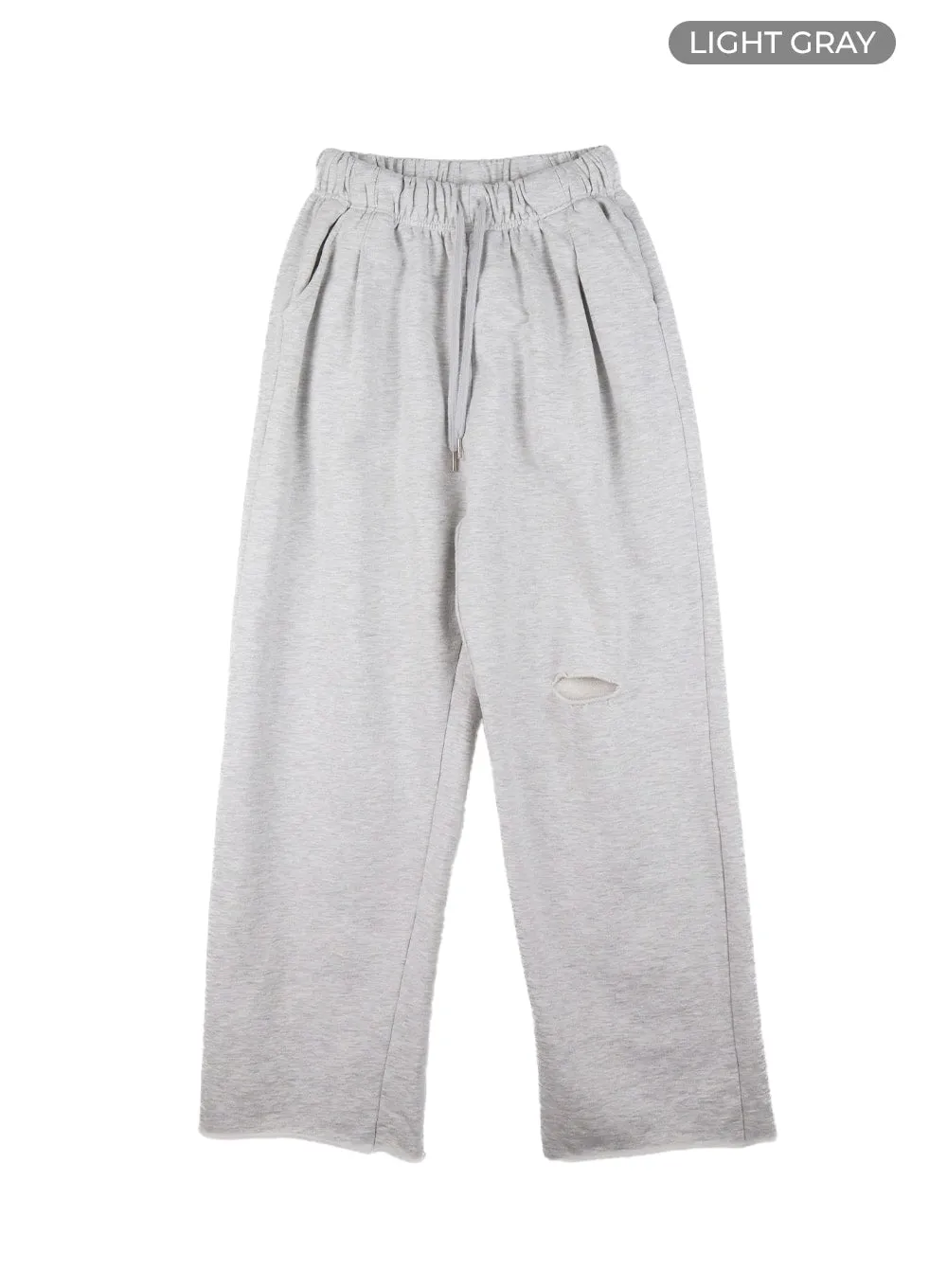 Cut Out Design Sweatpants CF426