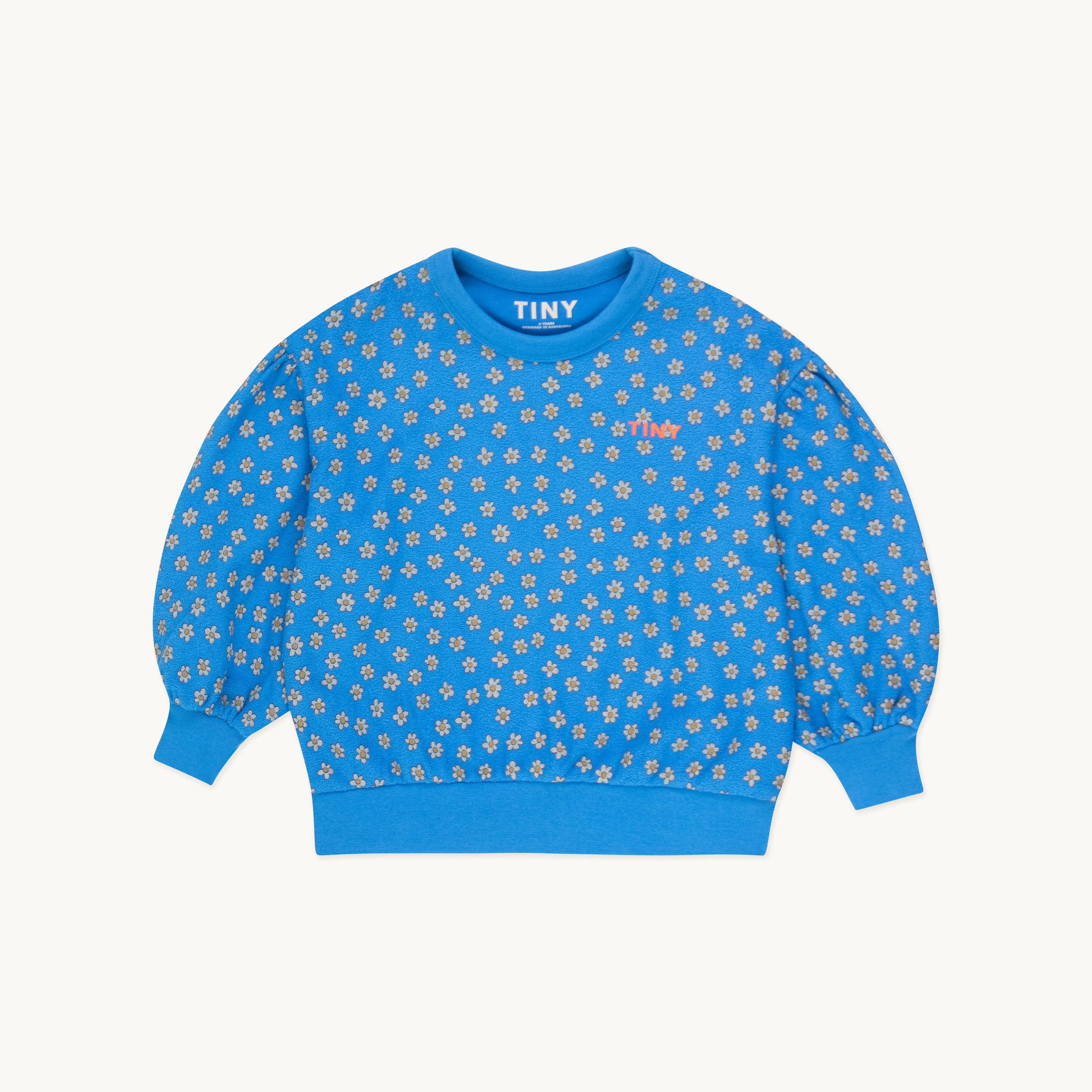 Daisies Sweatshirt – blue