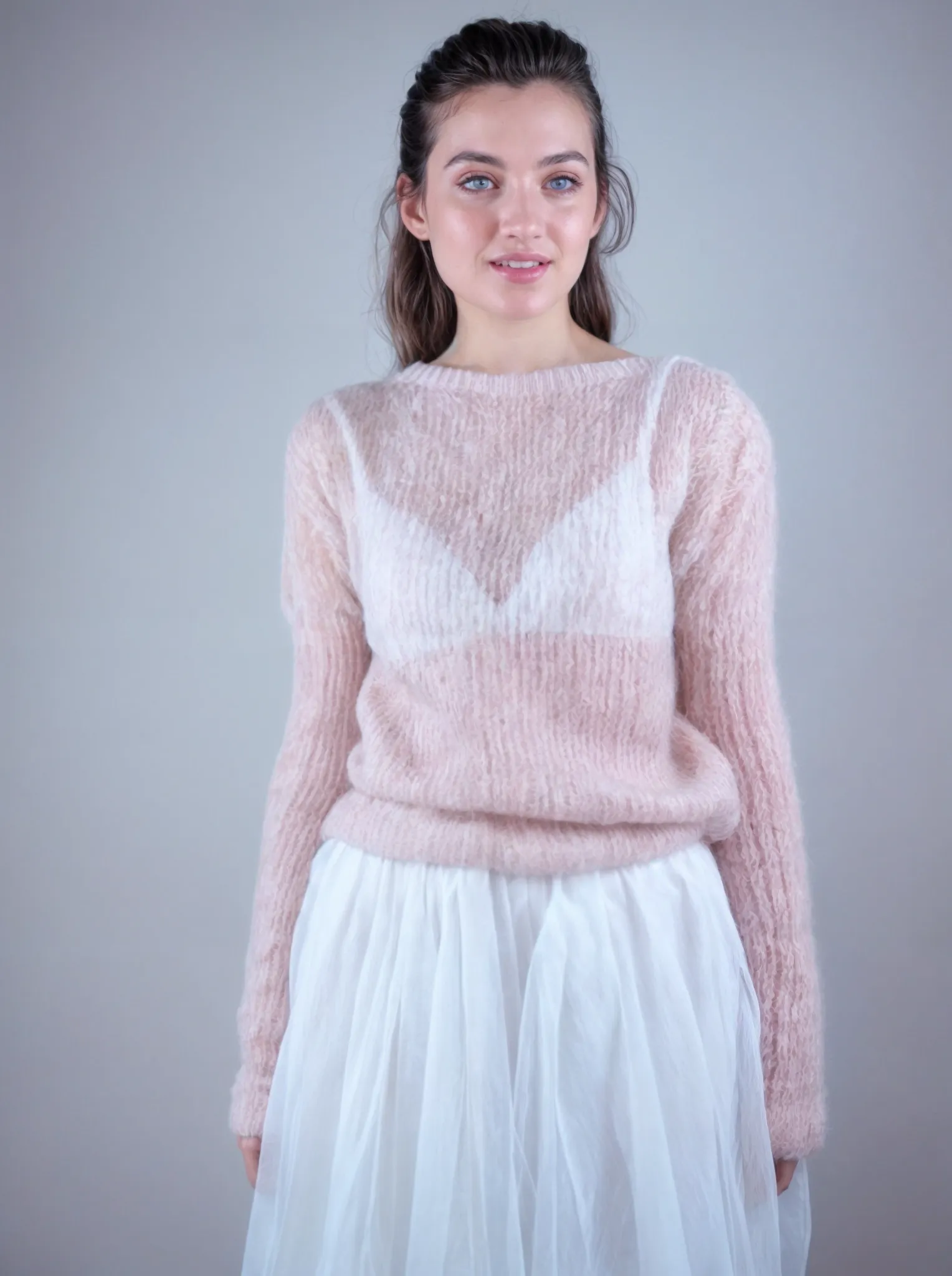 DIY Box leichter Pullover locker gestrickt aus Kid Mohair