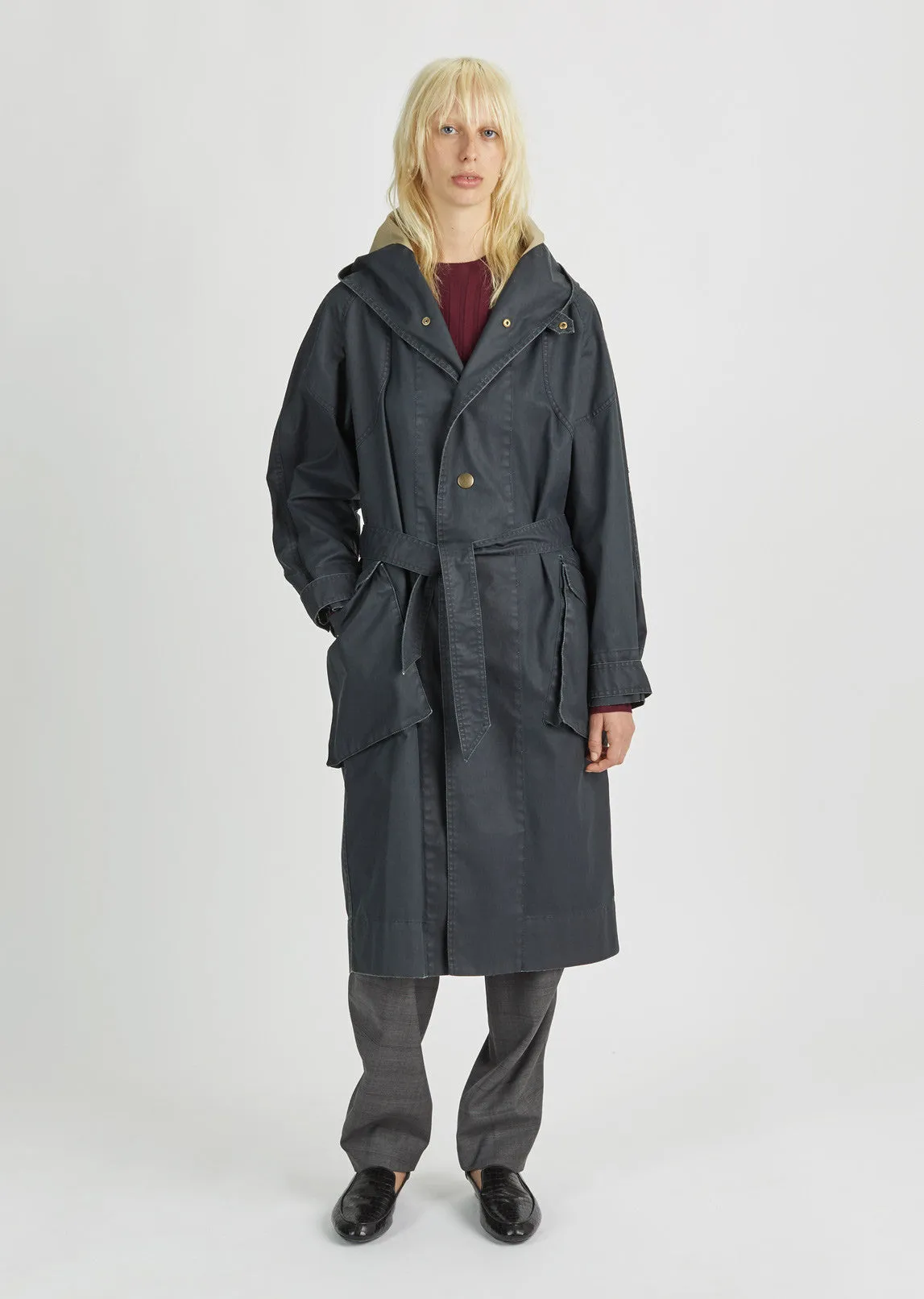 Donato Hooded Trench Coat