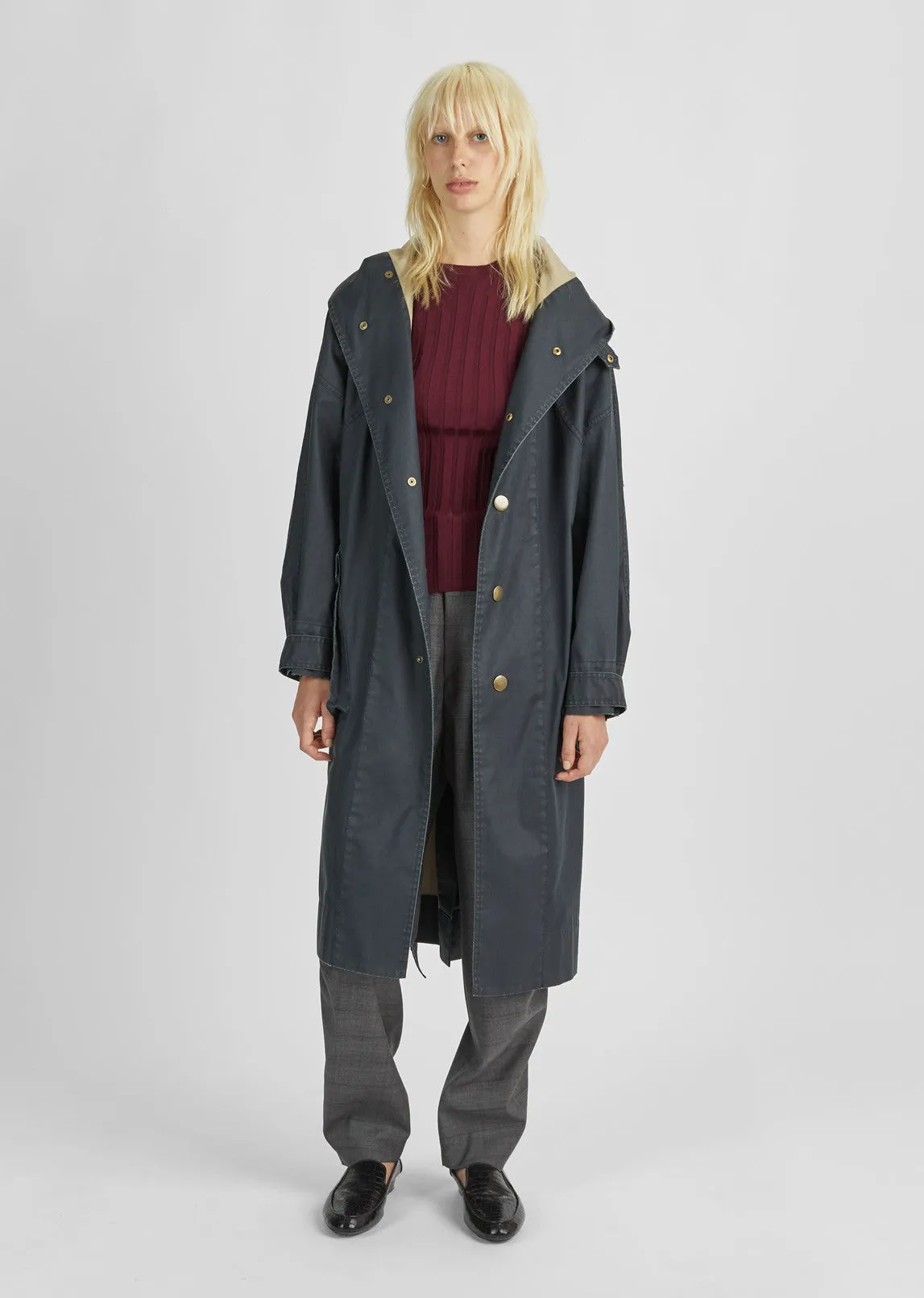 Donato Hooded Trench Coat