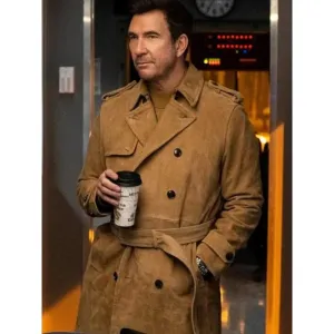 Dylan Mcdermott Fbi Brown Trench Coat