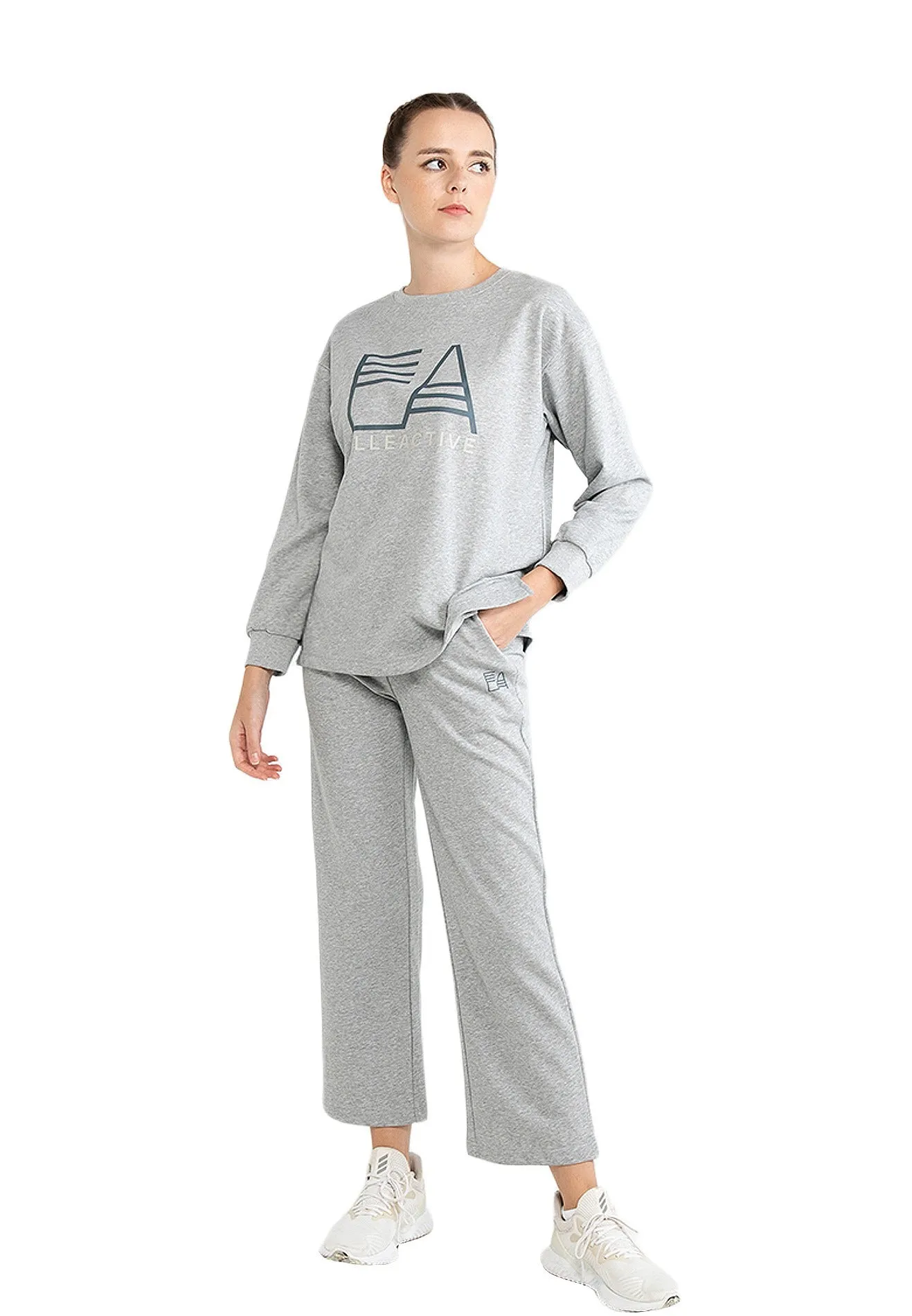 ELLE Active High Waist Classic Straight Sweatpants