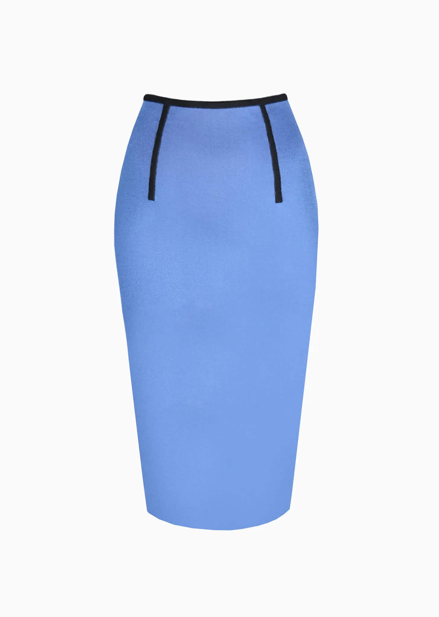 Evette - Pique Knit Pencil Skirt