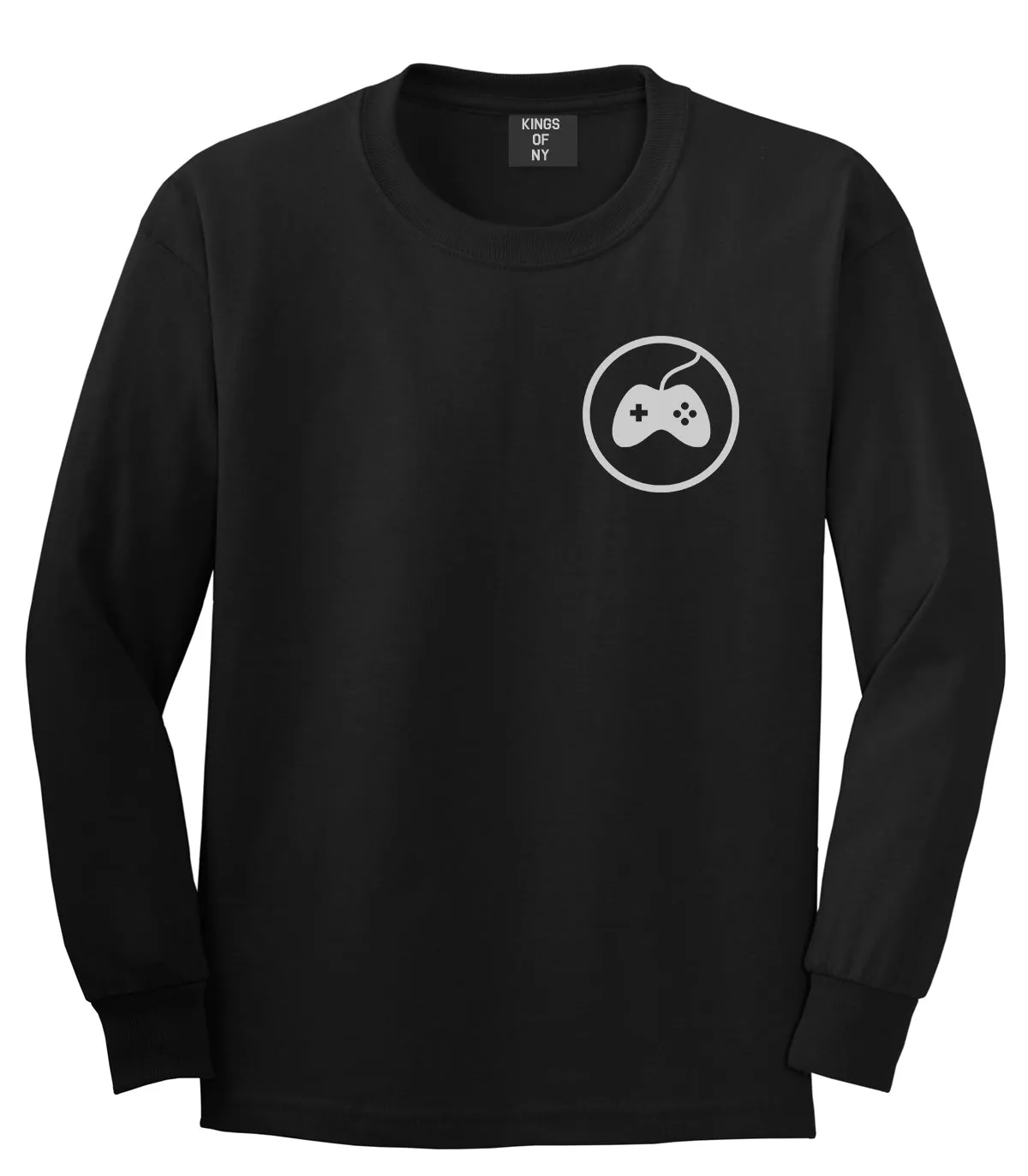 Gaming Game Controller Chest Mens Long Sleeve T-Shirt