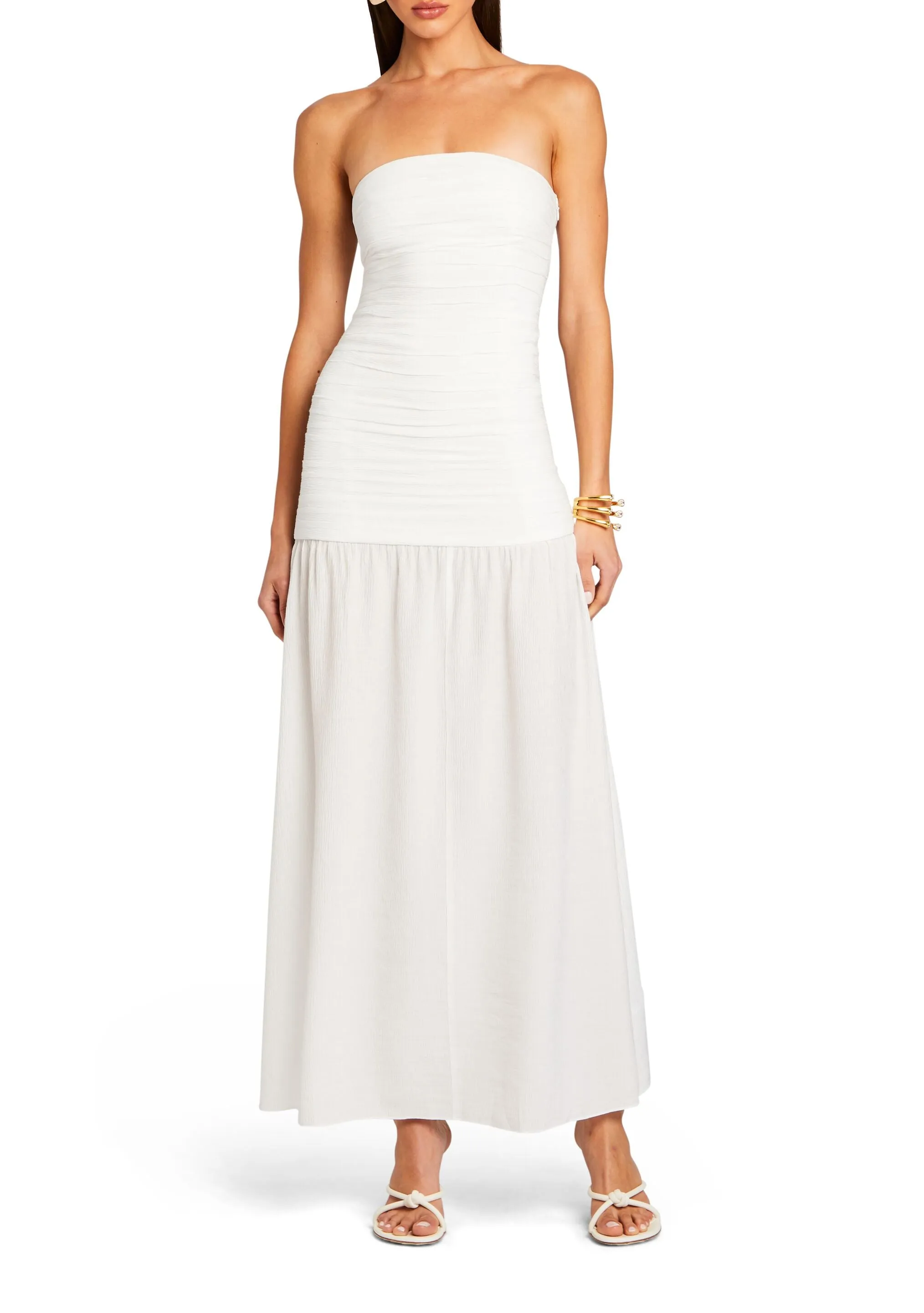 Gardenia Drop Waist Maxi Dress