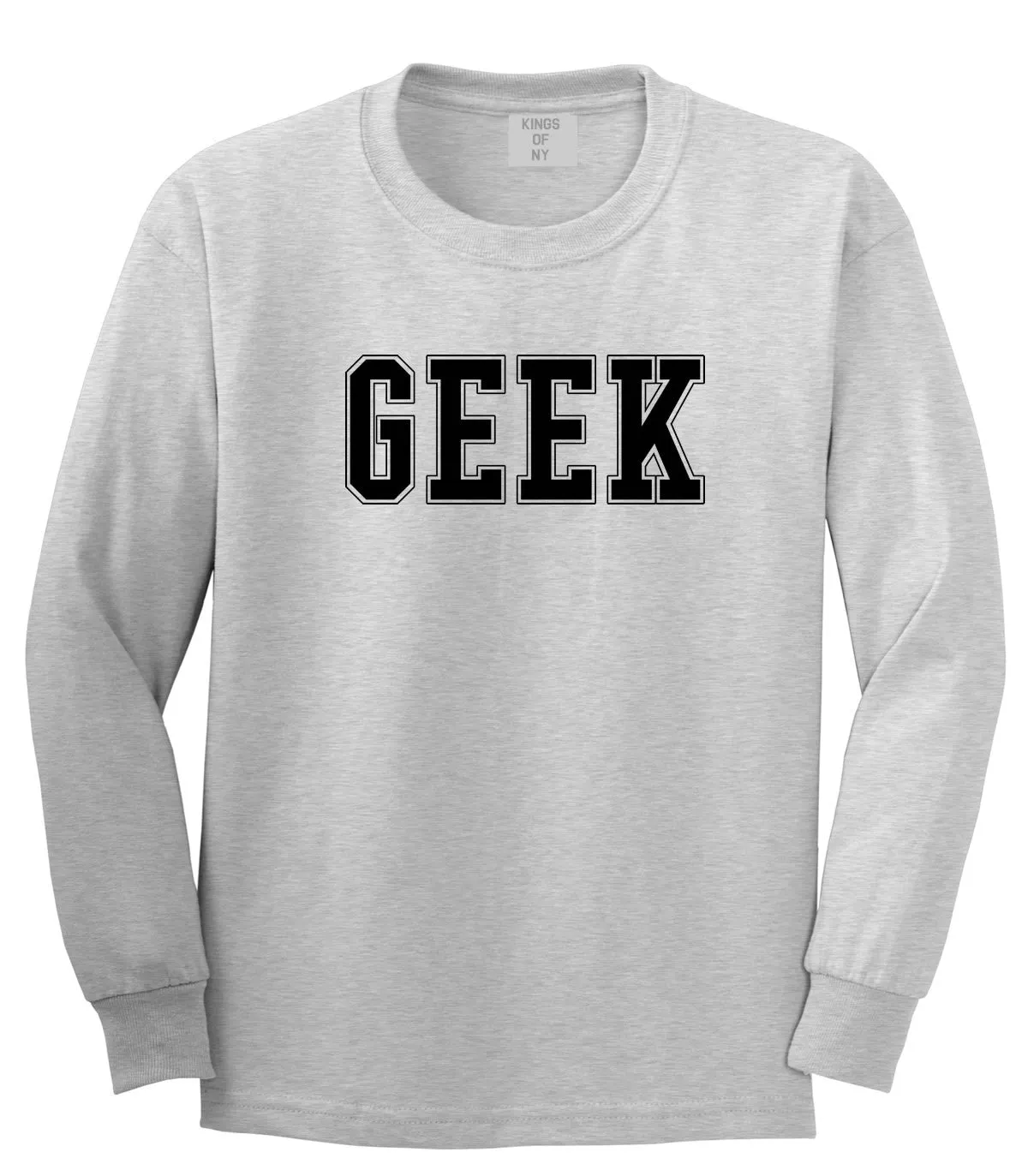 Geek College Style Long Sleeve T-Shirt