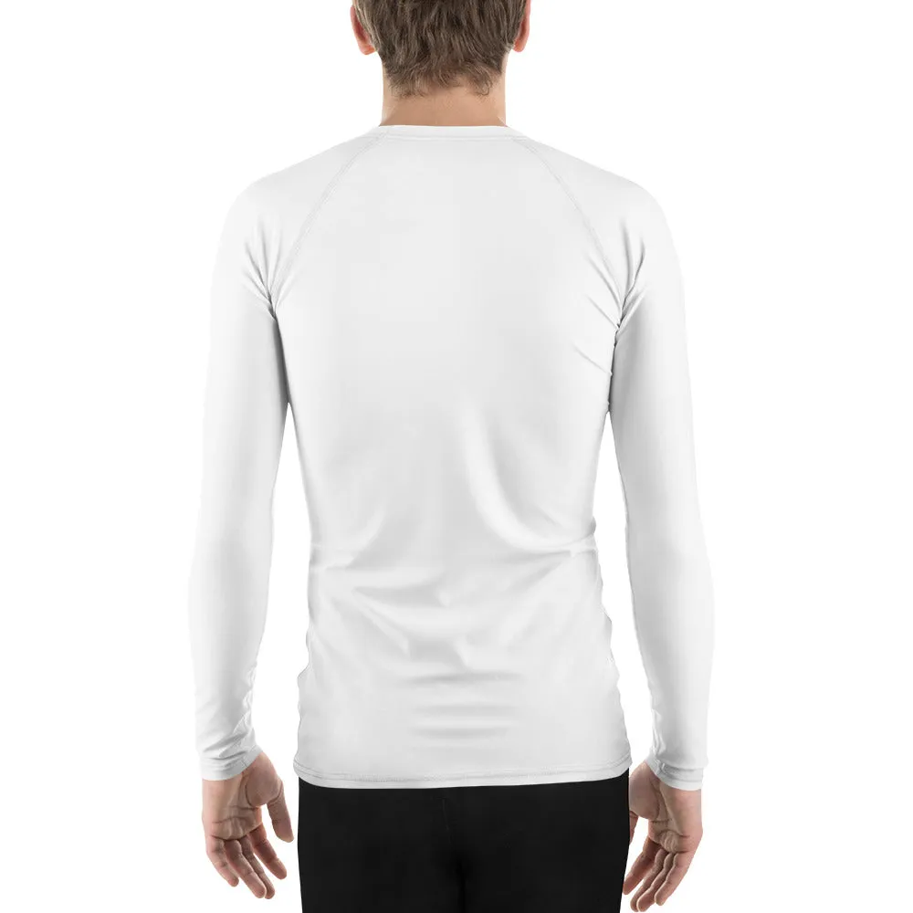 GG - Men's LS T-Shirt with Rash Guard - White