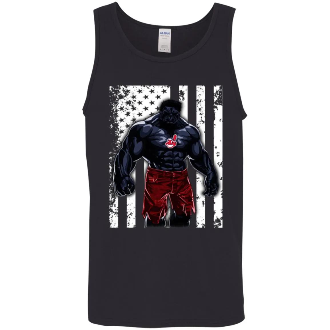 Giants Hulk Cleveland Indians T-shirt Flag Men Cotton Tank