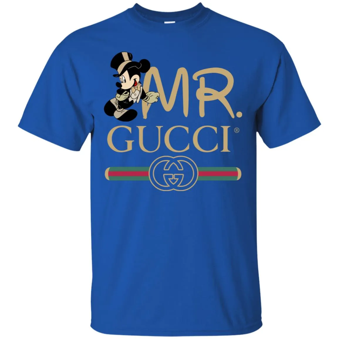 Gucci Couple Disney Mickey Valentine's Day T-shirt Men Cotton T-Shirt