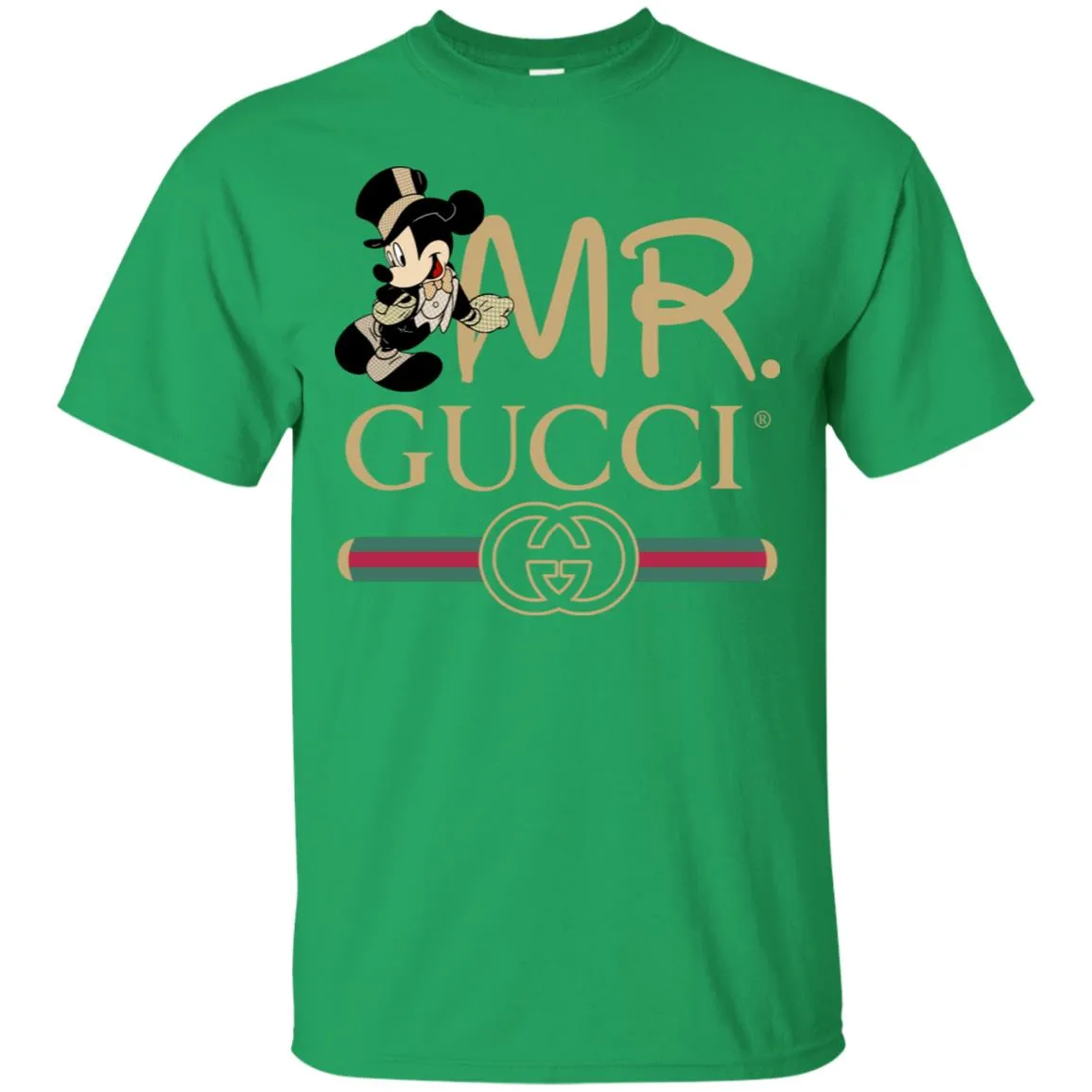 Gucci Couple Disney Mickey Valentine's Day T-shirt Men Cotton T-Shirt