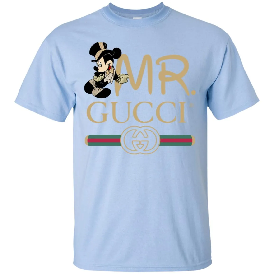 Gucci Couple Disney Mickey Valentine's Day T-shirt Men Cotton T-Shirt