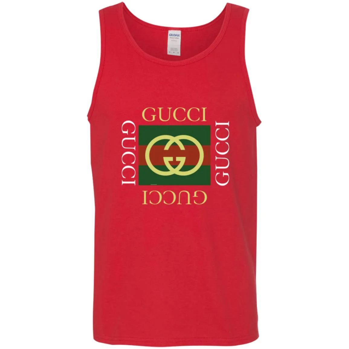 Gucci Logo Gift T-shirt Men Cotton Tank