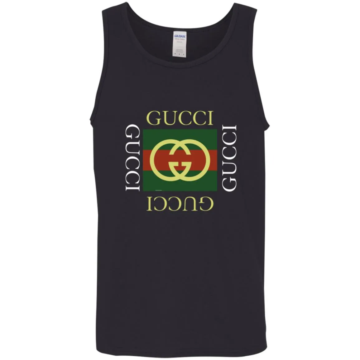 Gucci Logo Gift T-shirt Men Cotton Tank