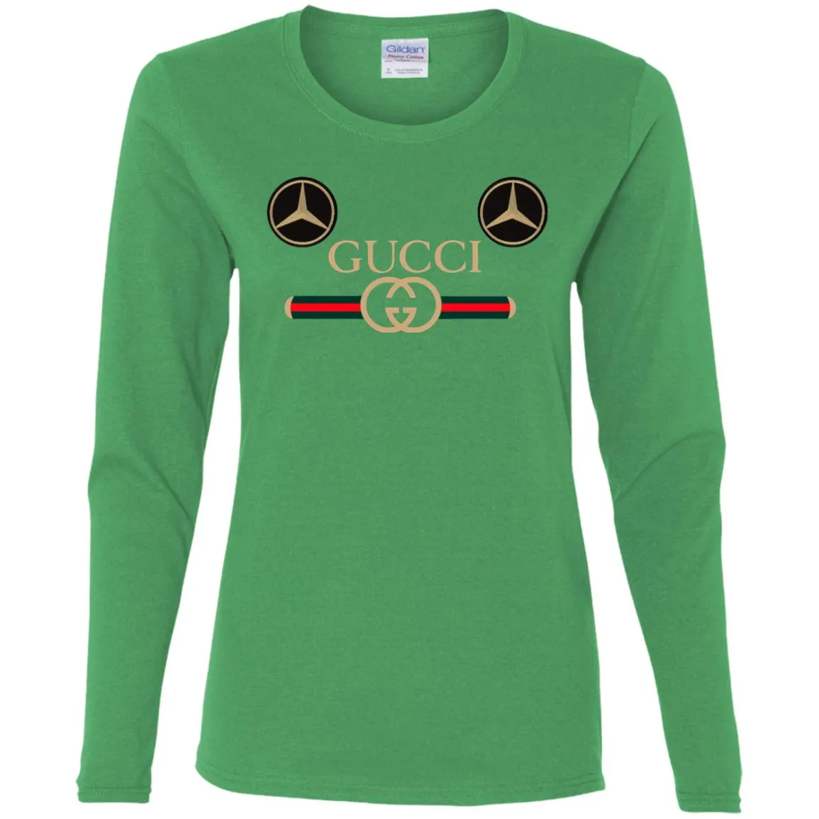 Gucci Mercedes Best T-shirt Women Long Sleeve Shirt