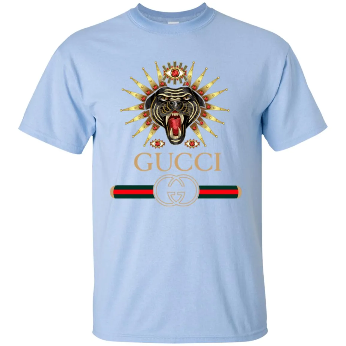 Gucci Tiger Best T-shirt Men Cotton T-Shirt