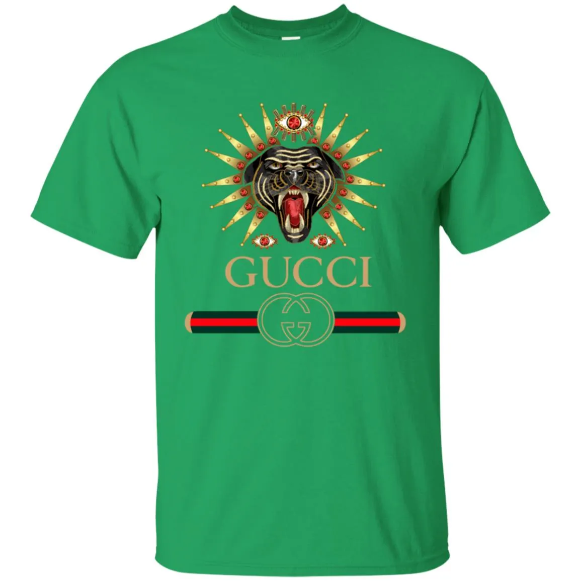 Gucci Tiger Best T-shirt Men Cotton T-Shirt