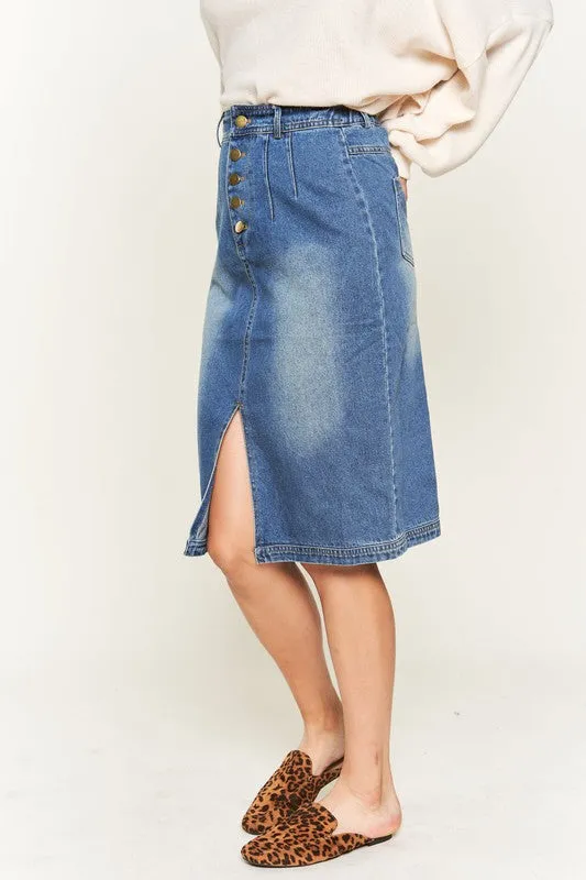 Hazel Denim Skirt