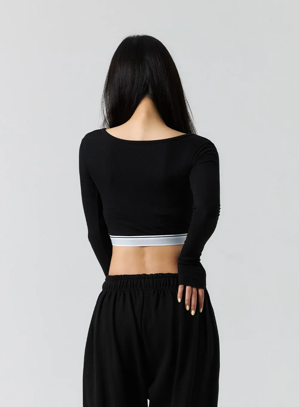 Heart Neck Crop Top CS302