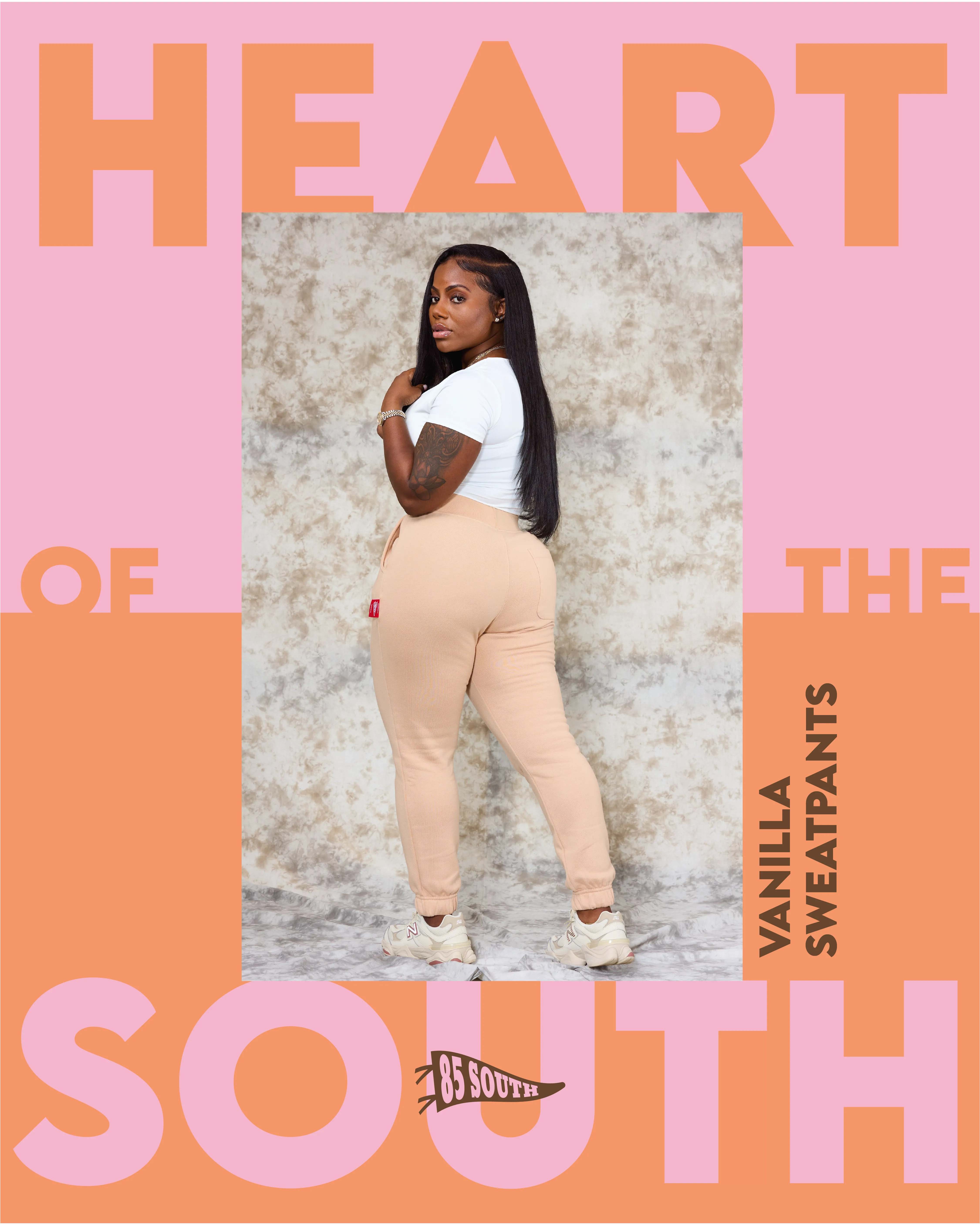 Heart of the South Vanilla Sweatpants