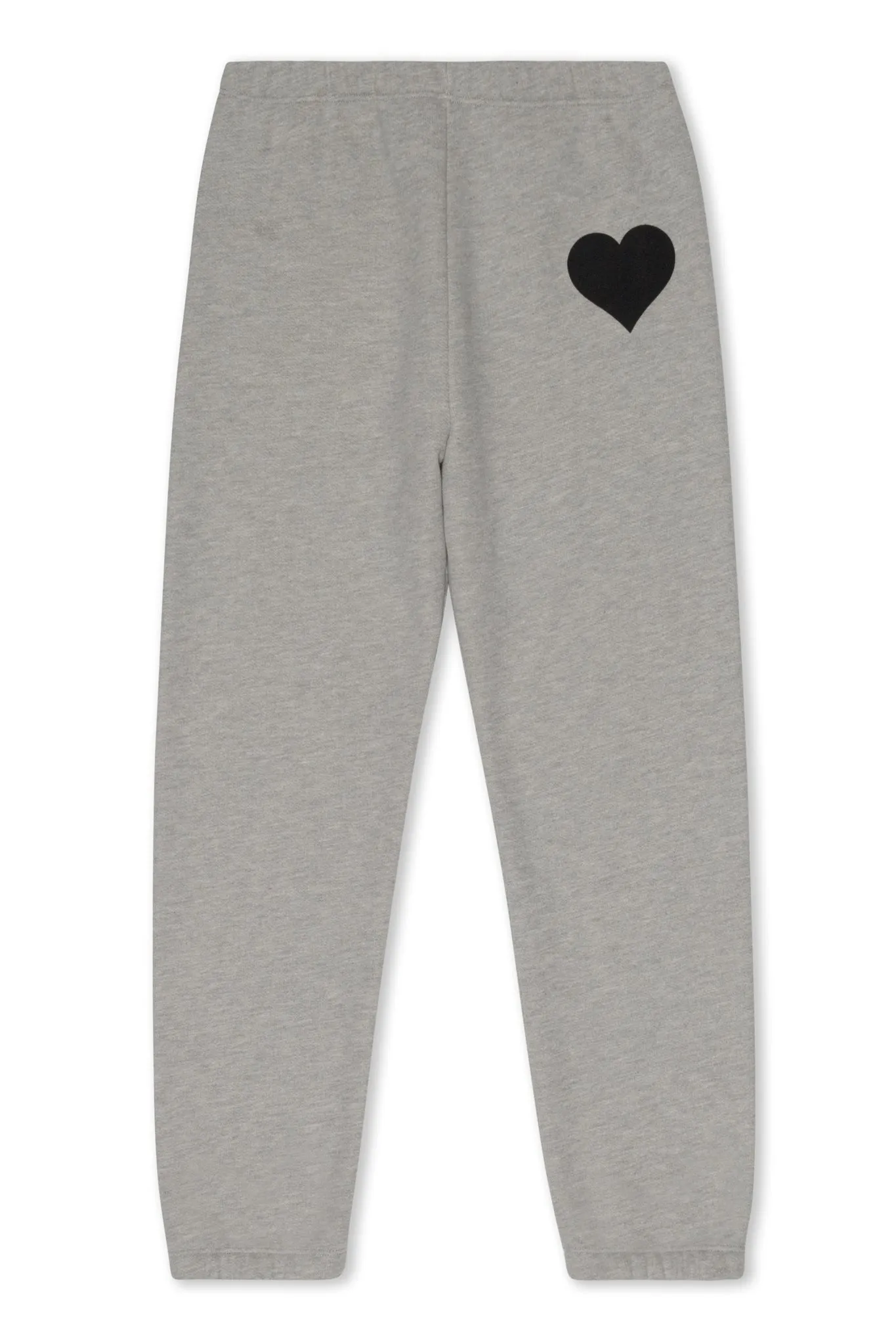 Heather Grey Heart Sweatpants