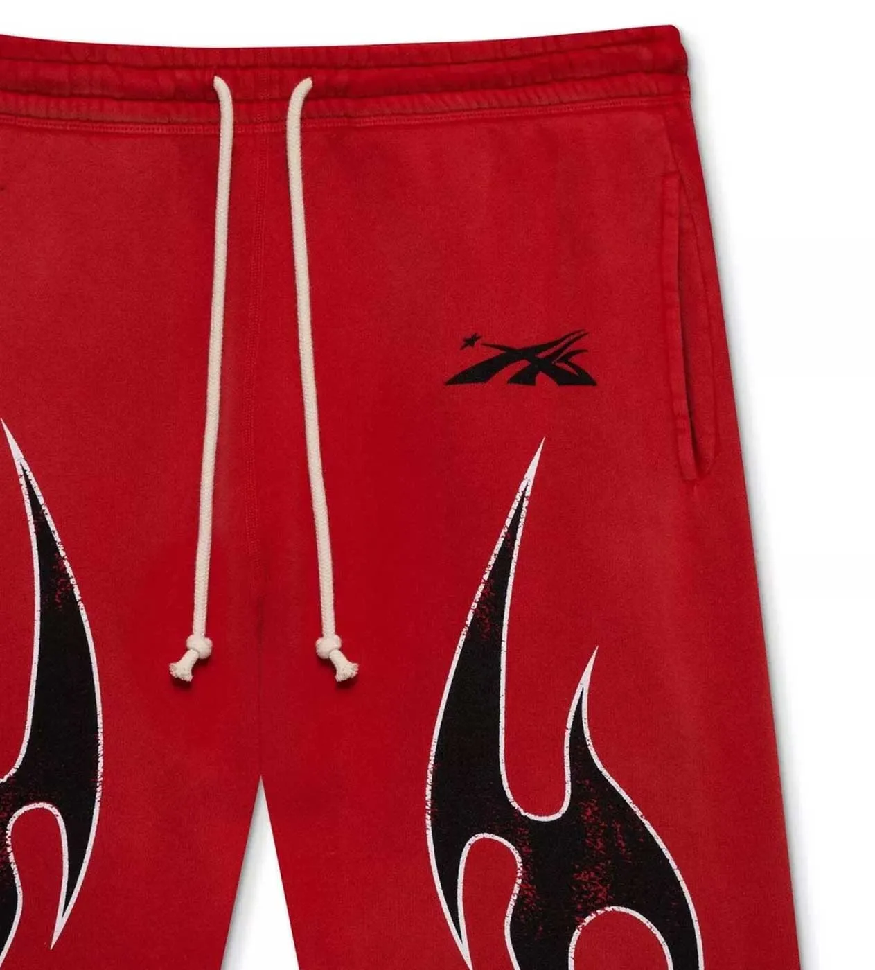 Hellstar Halloween Flame Sweatpants Red