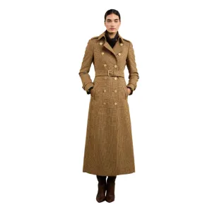 Holland Cooper Full Length Marlborough Ladies Trench Coat - Tawny