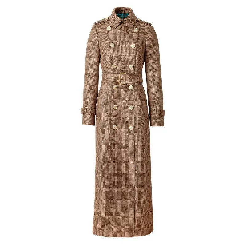 Holland Cooper Full Length Marlborough Ladies Trench Coat - Tawny