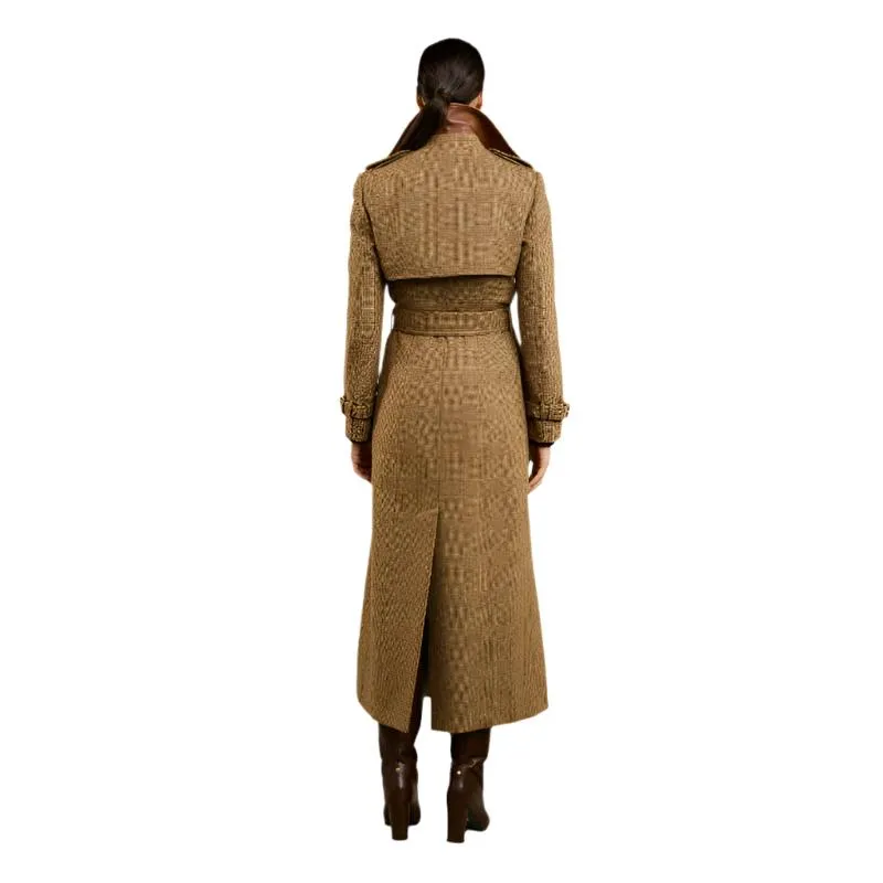 Holland Cooper Full Length Marlborough Ladies Trench Coat - Tawny